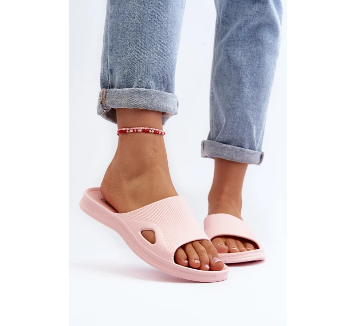 Klasické dámské žabky růžové model 21646853 - Boto