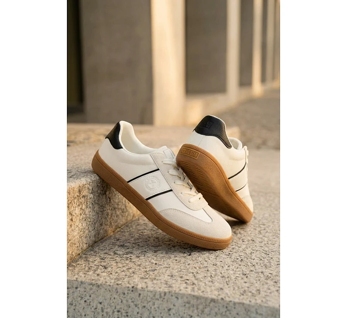 Pánské Sneakers Big Star model 22046222 Bílé - Big Star Shoes Pánské Sneakers Big Star model 22046222 Bílé - Big Star Shoes