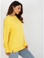 Dámska mikina MA BL 1809002 1.15P žltá - FPrice Dámska mikina MA BL 1809002 1.15P žltá - FPrice