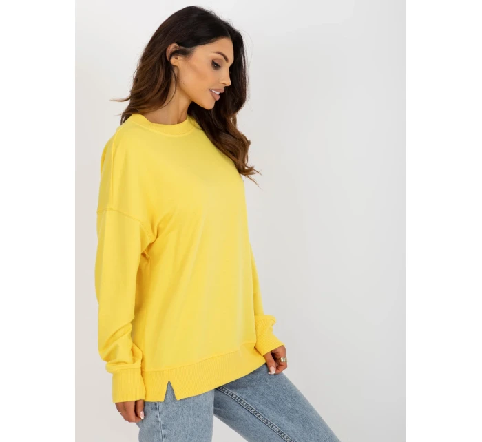 Dámska mikina MA BL 1809002 1.15P žltá - FPrice Dámska mikina MA BL 1809002 1.15P žltá - FPrice