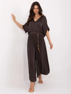 TW SP BI nohavice 81733.14 tmavohnedá