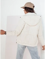 Dámská přechodná prošívaná bunda bílá Dstreet model 21973516 - FashionStreet Dámská přechodná prošívaná bunda bílá Dstreet model 21973516 - FashionStreet