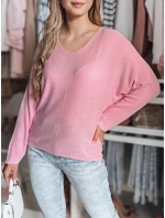 Dámsky oversize sveter NORVAN pink FashionStreet MY2453