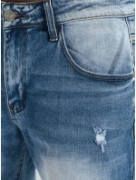 Pánske modré džínsové šortky FashionStreet SX2560 Pánske modré džínsové šortky FashionStreet SX2560