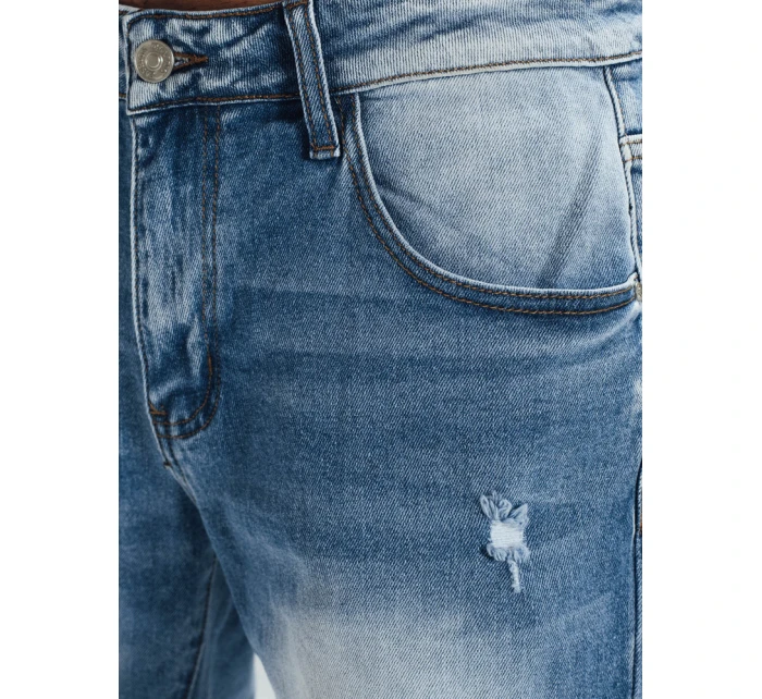 Pánske modré džínsové šortky FashionStreet SX2560 Pánske modré džínsové šortky FashionStreet SX2560
