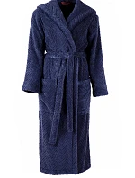 župan Athena s kapucňou tmavomodrý