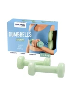 Spokey Shape 2x1 kg činky zelené 920918 Spokey Shape 2x1 kg činky zelené 920918