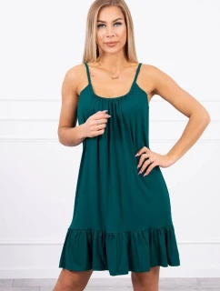 Šaty s model 21753090 páskem zelené - K-Fashion