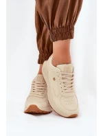 Lehké Sportovní Boty Dámské Big Star model 21690790 HIPOLY SYSTEM Béžové - Big Star Shoes