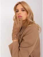 Rękawiczki AT RK model 19367677 camelowy - FPrice