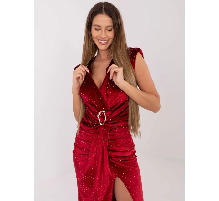 Šaty IT SK 21171 1.03P bordová Šaty IT SK 21171 1.03P bordová