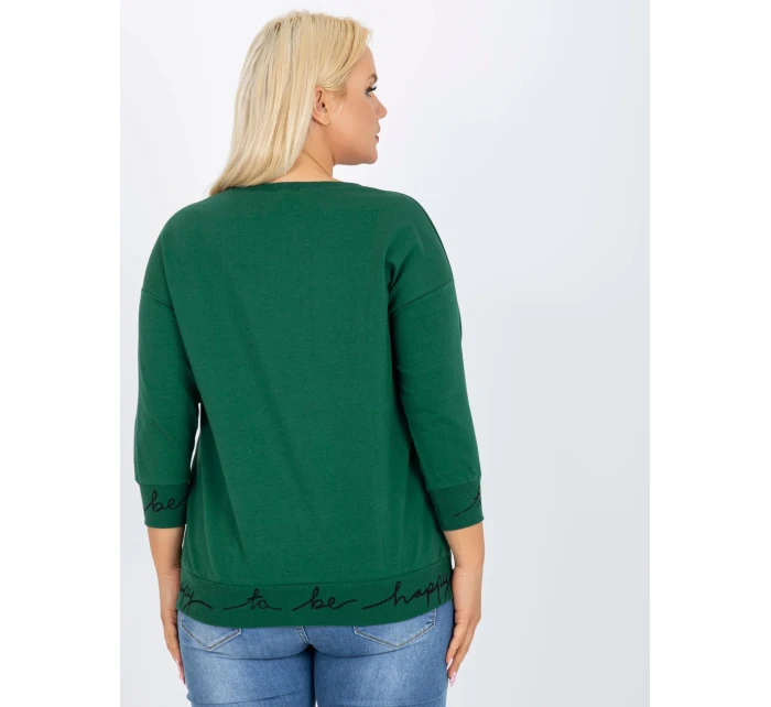 Mikina RV BL 5978.06P čierna a zelená