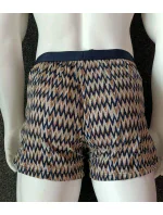 Pánske šortky 112072 4R504 18855 hnedé so vzorom - Emporio Armani Pánske šortky 112072 4R504 18855 hnedé so vzorom - Emporio Armani