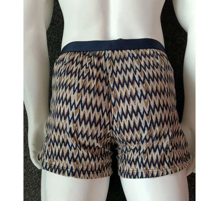 Pánske šortky 112072 4R504 18855 hnedé so vzorom - Emporio Armani Pánske šortky 112072 4R504 18855 hnedé so vzorom - Emporio Armani