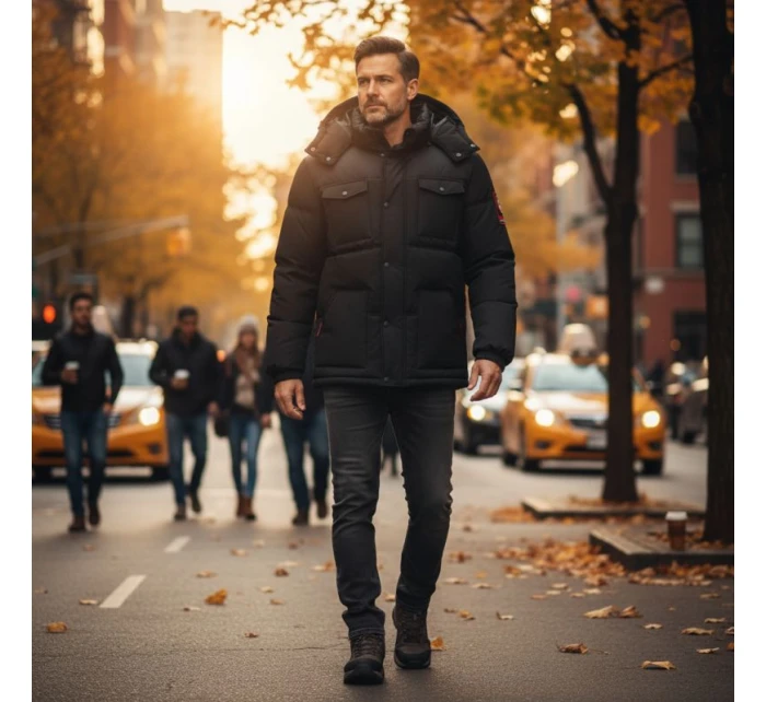 Pánska bunda WY3882H/GN Black - Geografické Nórsko