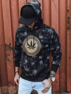 Pánská mikina s potiskem černá Dstreet model 21965668 - FashionStreet