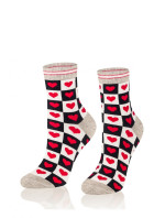Dámske valentínske ponožky Intenso 0471 Follow Your Passion 35-40