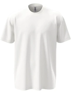 Next Level Apparel N 7200 Unisexové tričko oversize z hrubej bavlny 08.7200 biele