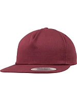 Flexfit 6502 5-panelová snapbacková čiapka 55.6502 bordová Flexfit 6502 5-panelová snapbacková čiapka 55.6502 bordová