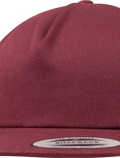 Flexfit 6502 5-panelová snapbacková čiapka 55.6502 bordová