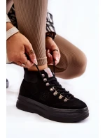 Botki Trapery Cross Jeans KK2R4074C Czarne