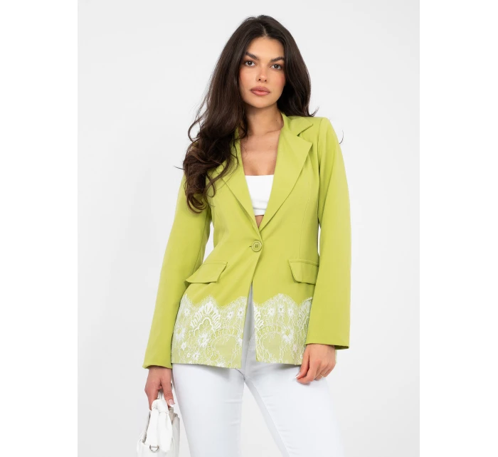 Marynarka IT MA model 22011347 limonkowy - FPrice