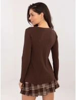 Blúzka RV BZ A1054.34 tmavohnedá