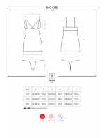 Smyslná košilka mise model 5721730 - Obsessive Smyslná košilka mise model 5721730 - Obsessive