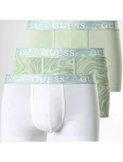 Pánske boxerky U3BG05K6YW0 P8AD zelenobiele - Guess