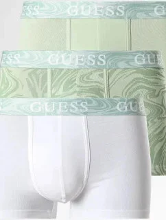 Pánske boxerky U3BG05K6YW0 P8AD zelenobiele - Guess