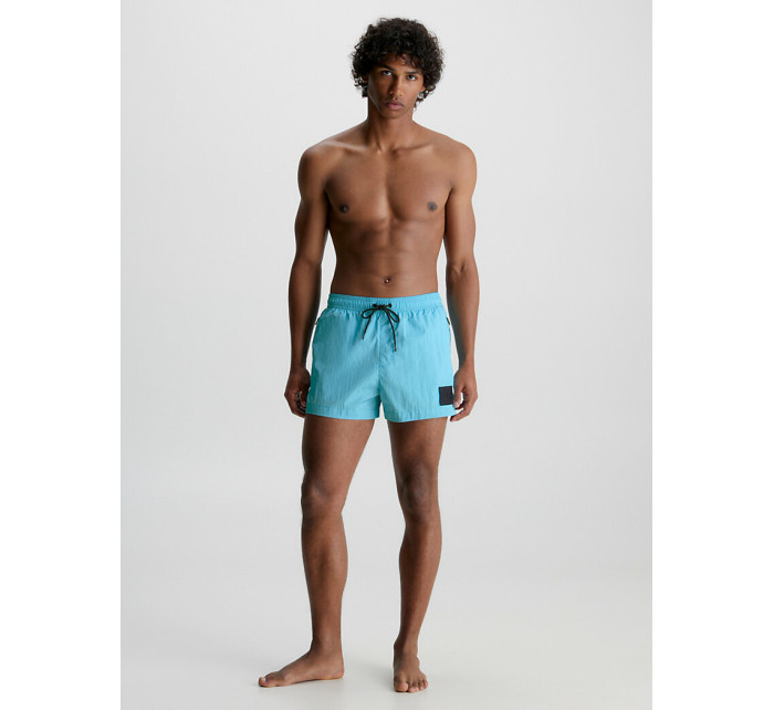 Pánske plavky Short Drawstring Swim Short CK Nylon KM0KM00868CU8 modrá - Calvin Klein