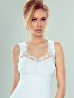 Dámská košilka model 16122479 Plus bílá 2XL3XL - Eldar