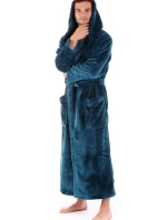 Pánsky župan Siena 3156 Oversized Hooded Petrol - Vestis