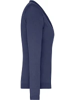 JN 660 Dámský pletený cardigan s výstřihem do V model 22488029 navy - Daiber JN 660 Dámský pletený cardigan s výstřihem do V model 22488029 navy - Daiber