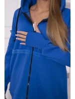 Hrejivá súprava s dlhou mikinou nevädzovo modrá