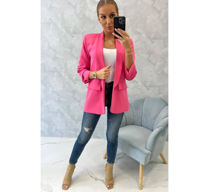 Bunda s klopami elegantná ružová