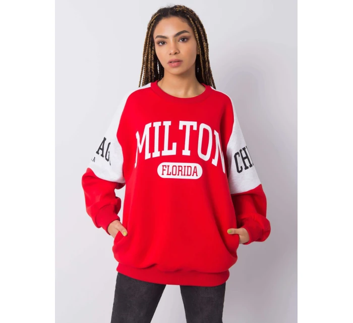 Bluza DS BL model 19344698 czerwony - FPrice Bluza DS BL model 19344698 czerwony - FPrice