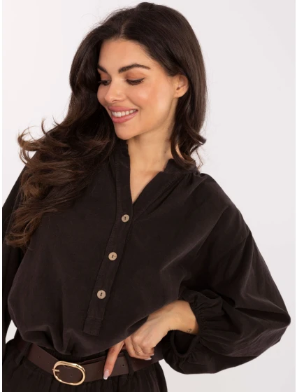 Koszula IT KS model 21722865 ciemny brązowy - FPrice