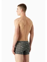 Pánske boxerky 112074 3F508 03348 šedé so vzorom - Emporio Armani
