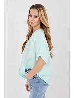 Košeľa s krátkym rukávom model 225511 Taliansko Moda