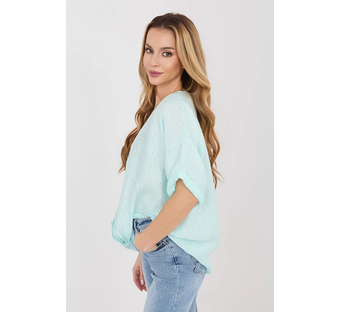 Košeľa s krátkym rukávom model 225511 Taliansko Moda