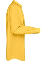 JN Popelínová košile s dlouhým rukávem 02.0 yellow model 22488156 - Daiber