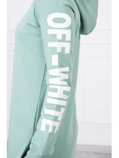 Šaty Off White dark mint