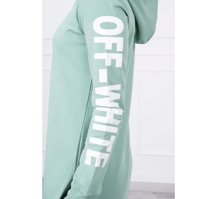 Šaty Off White dark mint