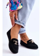 Klasyczne Wsuwane Mokasyny Czarne Carly Klasyczne Wsuwane Mokasyny Czarne Carly