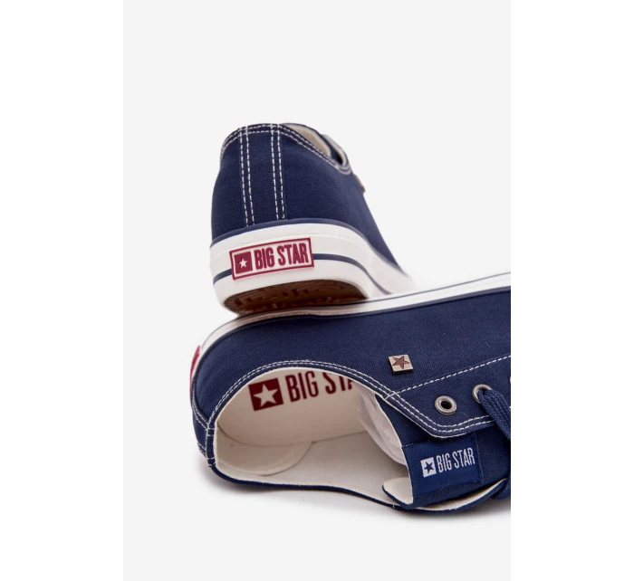 Pánské Nízké Tenisky Big Star Tmavě Modré model 21705211 - Big Star Shoes Pánské Nízké Tenisky Big Star Tmavě Modré model 21705211 - Big Star Shoes