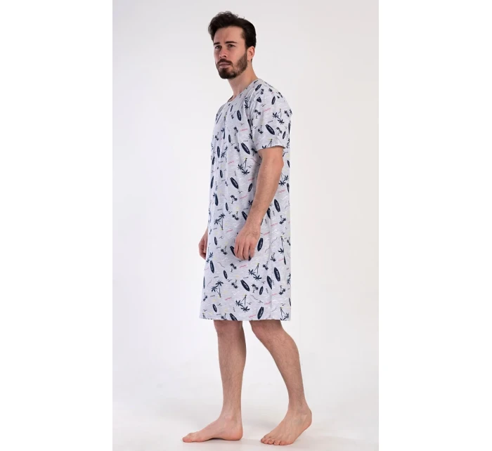 Pánska nočná košeľa s krátkym rukávom Surfovanie