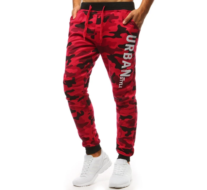 Pánské červené tepláky Dstreet model 21964119 - FashionStreet