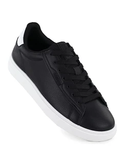 Pánské sportovní polobotky z eko kůže černé model 22060644 - Big Star