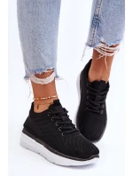 Dámská šněrovací sportovní obuv Černá model 21622857 - Boto